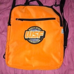 Orange WSF backpack 🎒